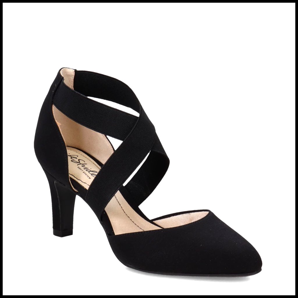 Elegant Black Pumps Pointed Toe Stiletto Heel Chic Classic Office Wear